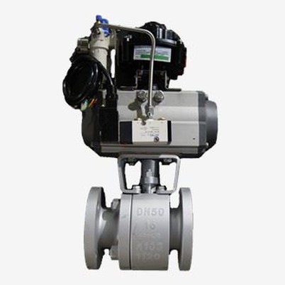 Pneumatische kogel op off valve